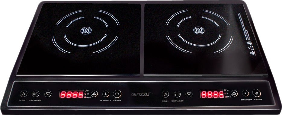 Настольная плита Ginzzu HCI-205