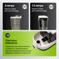 Пылесос KIWI KCC-4325W