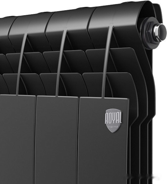 Радиатор Royal Thermo Biliner Alum 500 Noir Sable (8 секций)