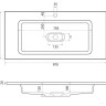 Умывальник Madera Modul 100