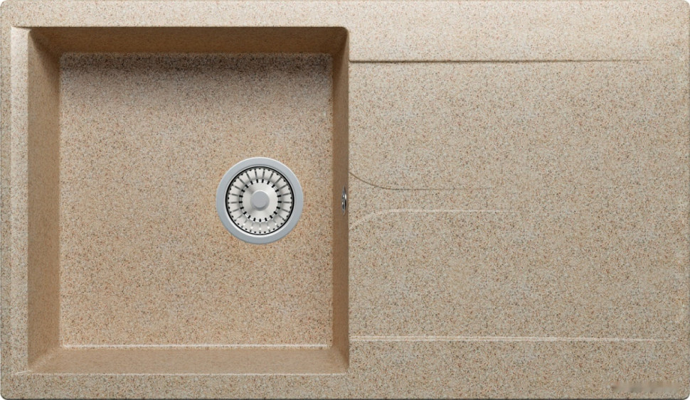 Кухонная мойка Polygran Gals-860 (песочный 302)