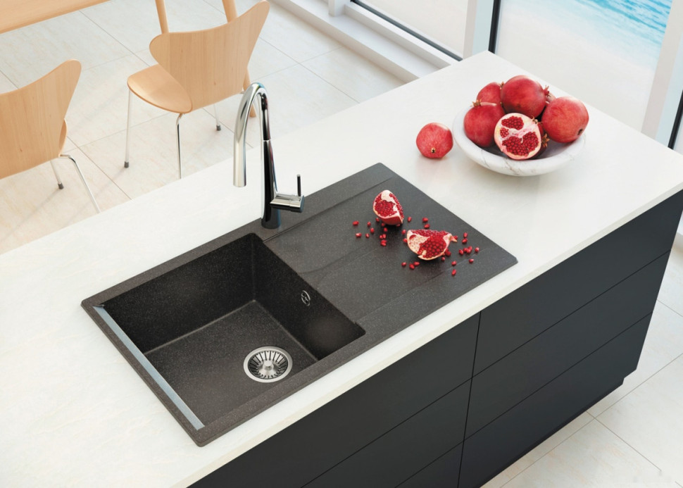 Кухонная мойка Polygran Gals-860 (песочный 302)