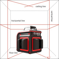 Лазерный нивелир ADA Instruments Cube 360-2V Professional Edition А00570