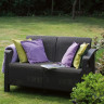 Садовый диван Keter Corfu Love Seat (коричневый)