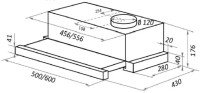 Вытяжка HOMSair Flat 50 (белый)