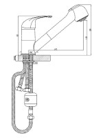 Смеситель Rossinka Silvermix D40-25