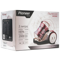 Пылесос Pioneer VC325C (красный/золотистый)