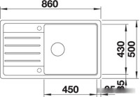 Кухонная мойка Blanco Legra XL 6 S шампань 523330