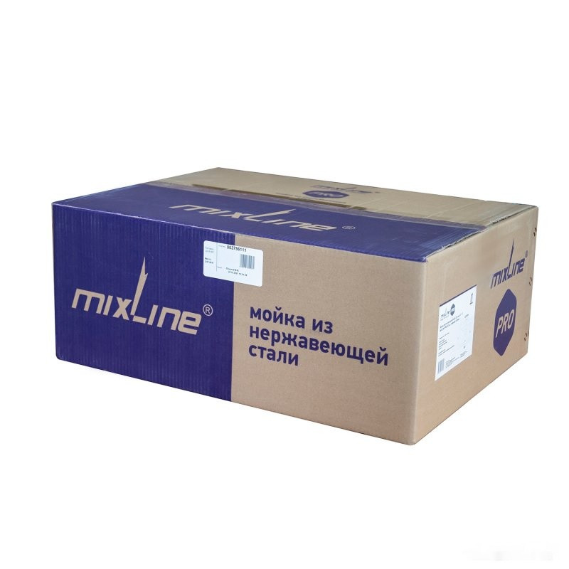 Кухонная мойка Mixline 548564 (сатин, 3 мм)