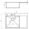 Кухонная мойка Zorg INOX X-7851-R