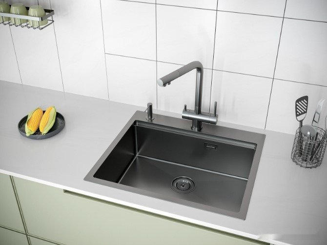 Кухонная мойка Paulmark PM705951-GM
