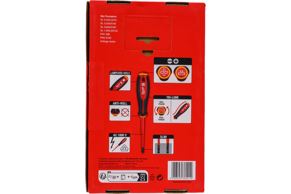 Набор отверток Milwaukee 4932478739 (7 предметов)