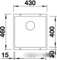 Кухонная мойка Blanco Rotan 400-U (жасмин)
