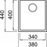 Кухонная мойка Elleci Quadra 100 Undermount Nero G40