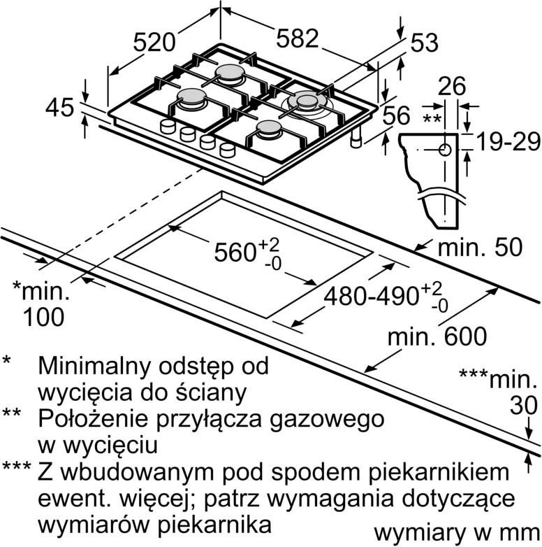 Варочная панель Bosch Series 4 PGH6B5K90