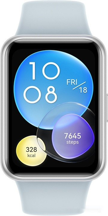 Умные часы Huawei Watch FIT 2 Active международная версия (серо-голубой)