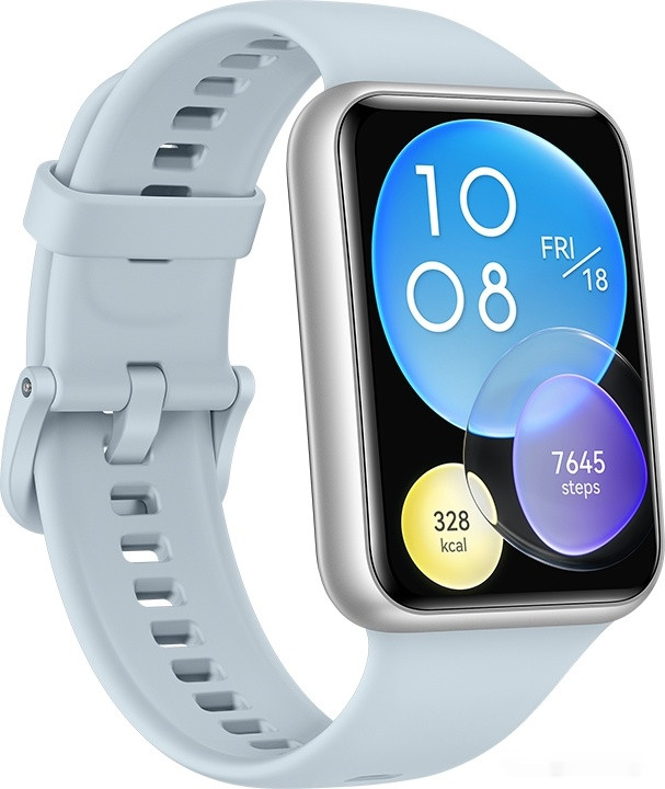 Умные часы Huawei Watch FIT 2 Active международная версия (серо-голубой)