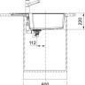 Кухонная мойка Franke UBG 611-78L (оникс)