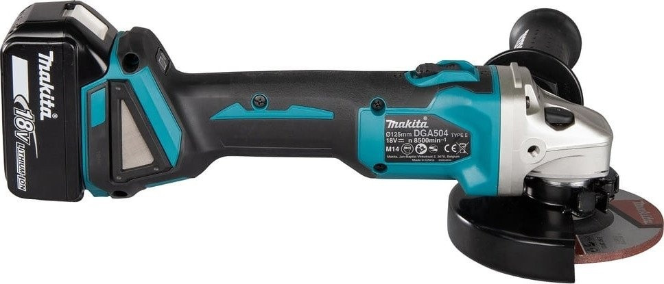 Угловая шлифмашина Makita DGA504RT (с 1-им АКБ, кейс)