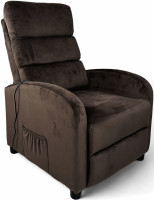 Массажное кресло Calviano 2164 (коричневый велюр)