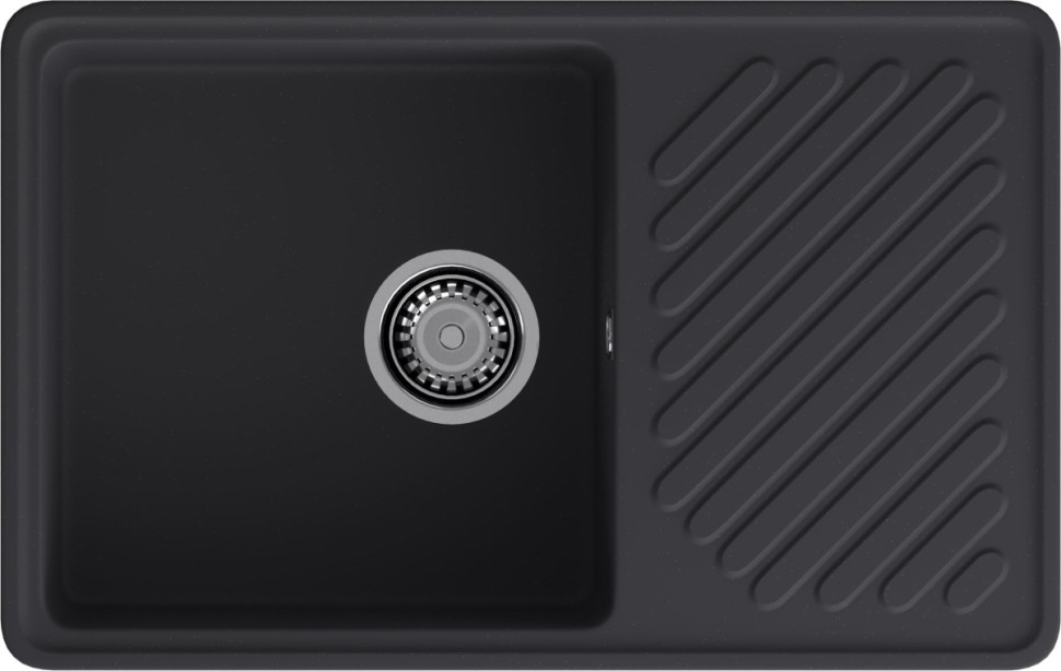 Кухонная мойка GranFest QUARZ GF-ZL52 (черный)