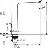 Смеситель Hansgrohe Talis E 71716670 (черный матовый)