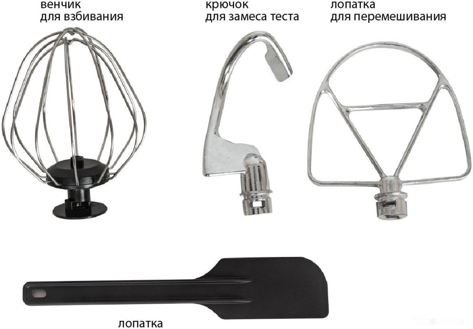 Кухонный комбайн JVC JK-MX510 (белый/серебристый)
