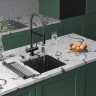 Кухонная мойка Roxen Uno 560210-44B (набор ролл-мат, дозатор)