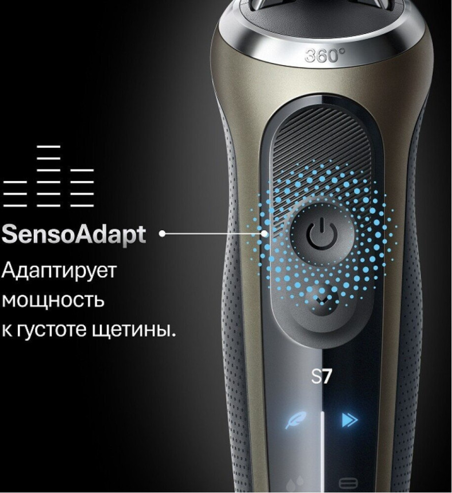 Электробритва мужская Braun Series 7 72-C1200s Gold Wet&Dry 360°