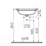 Умывальник Vitra S20 5474B003-0618
