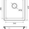Кухонная мойка GranFest Urban GF-UR-240 (белый)