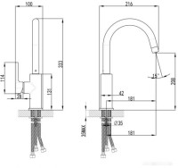 Смеситель Lemark Comfort LM3073PGS