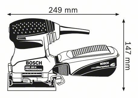 Шлифовальная машина Bosch GSS 140 A Professional