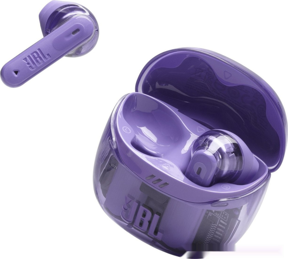 Наушники JBL Tune Flex 2 Ghost (фиолетовый)