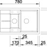 Кухонная мойка Blanco Metra 6S Compact жасмин