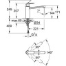 Смеситель Grohe Eurosmart Cosmopolitan 30193000