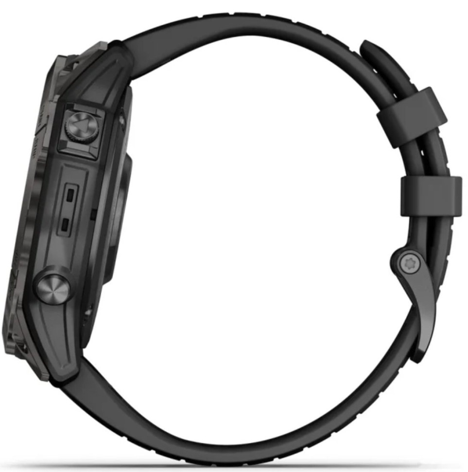 Умные часы Garmin Fenix 7X Pro Sapphire Solar (карбоново-серый титан/черный)