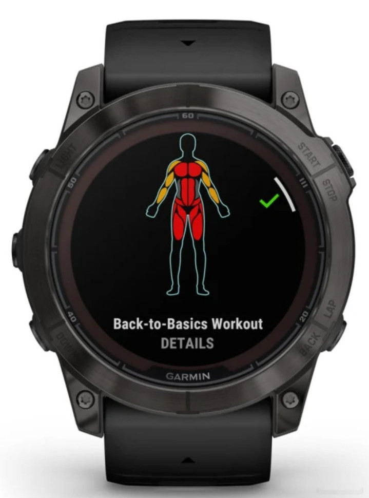 Умные часы Garmin Fenix 7X Pro Sapphire Solar (карбоново-серый титан/черный)