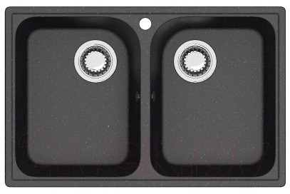 Кухонная мойка Berge BR-7322 (черный)