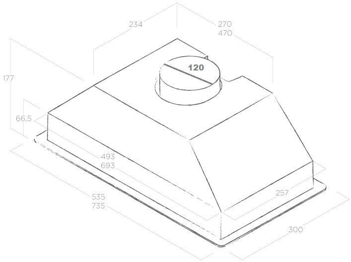 Вытяжка Elica Era GR/A/72