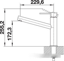 Смеситель Blanco Ambis 523118 (нержавеющая сталь)