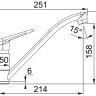 Смеситель Franke NOVARA PLUS миндаль