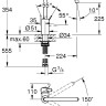 Смеситель Grohe Eurosmart Cosmopolitan 32843DC2 (матовая сталь)