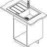 Кухонная мойка Franke S2D 611-78 оникс 143.0618.368