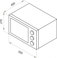 Мини-печь Maunfeld СEMOB.363.W