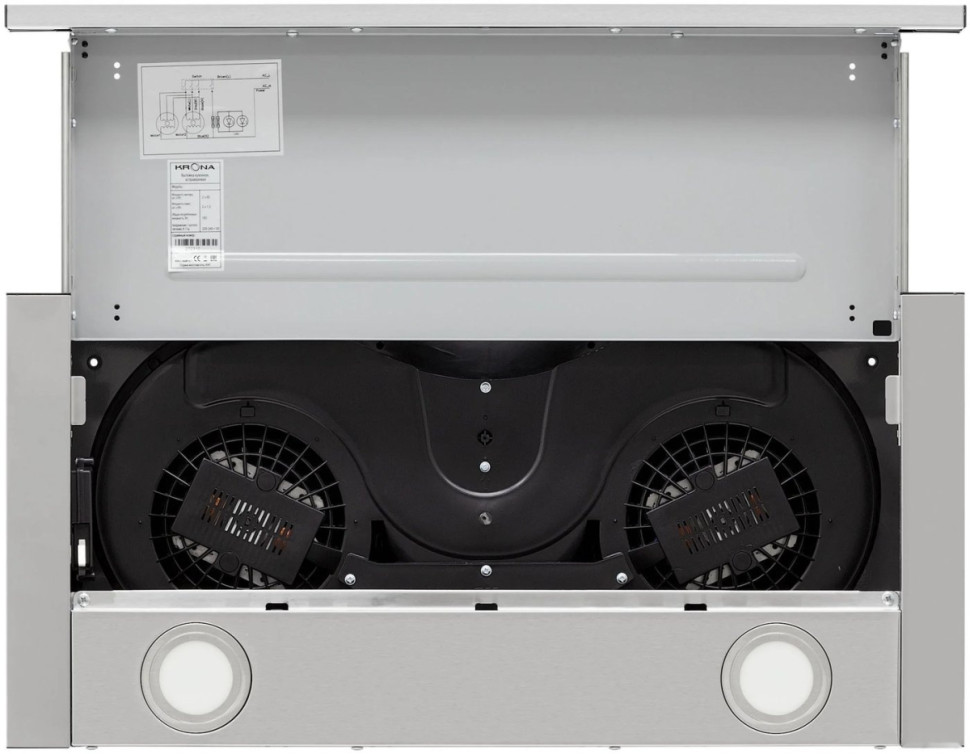 Вытяжка Krona Kamilla T 600 Inox 2 мотора (нержавеющая сталь)