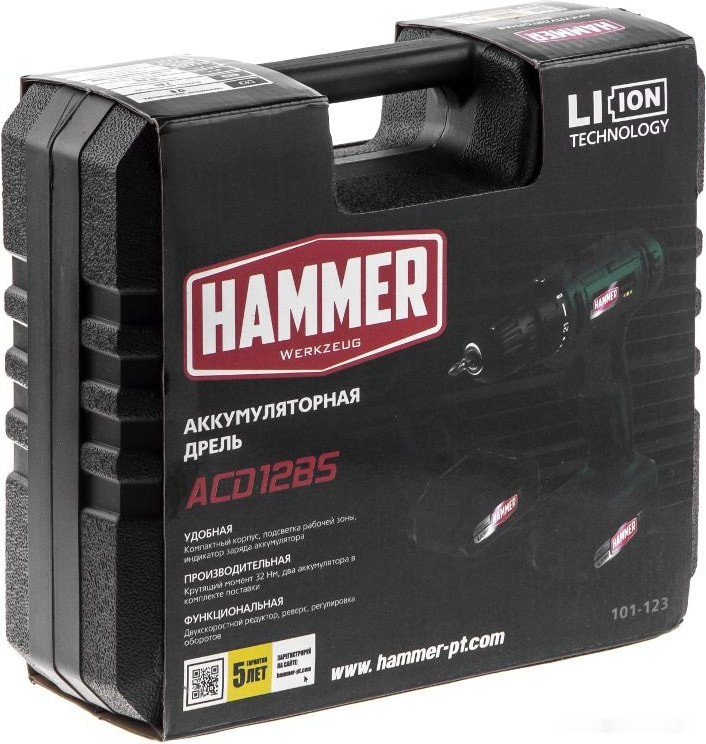 Дрель-шуруповерт Hammer ACD12BS
