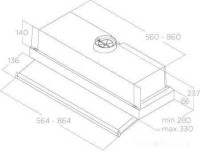 Вытяжка Elica Ciak 2.0 S GR/A/90 PRF0181903