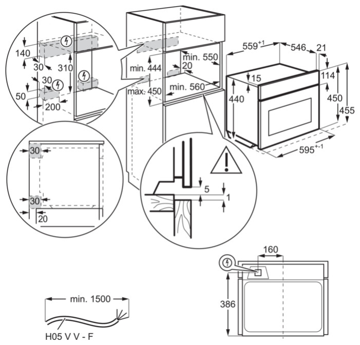 Духовой шкаф Electrolux VKL6E40X