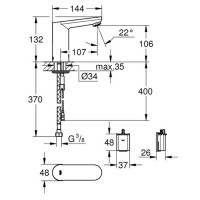Смеситель Grohe Eurosmart Cosmopolitan E 36330001